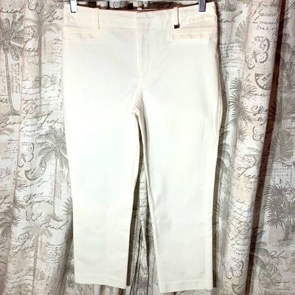 CALVIN ❤️ KLEIN ❤️ White ❤️ Pants ❤️ ❤️ ❤️ Size 4 ❤️ - Picture 3 of 10